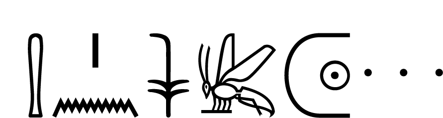 Première ligne du texte effacé
